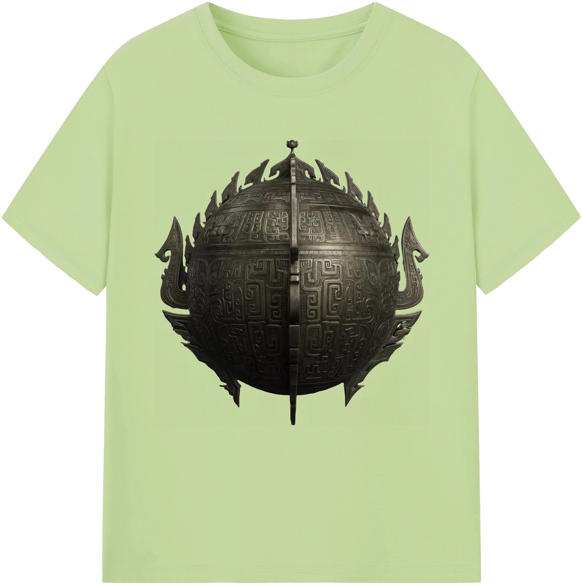 （画像用） Ne Zha 2 ナタ 魔童の大暴れ 綿100％半袖Tシャツ（フロントプリント）